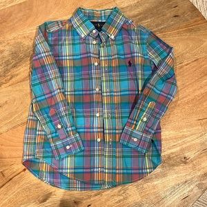 EUC Ralph Lauren Boys size 5 button down